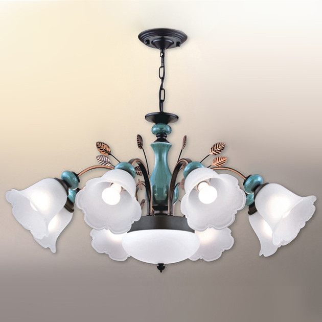 樂頤花坊吊燈-8燈