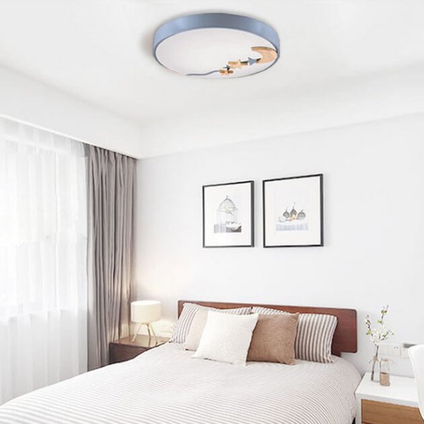 星空吸頂燈-灰色小款