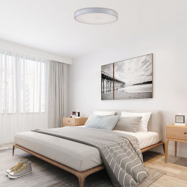 簡約吸頂燈-白色小款