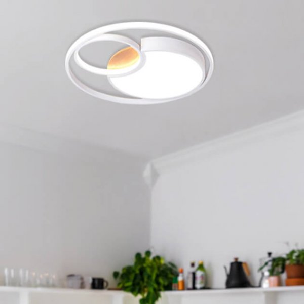 羅湖秋月吸頂燈-白色小款