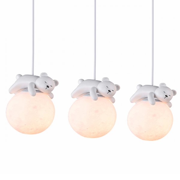 熊好運吊燈-3燈