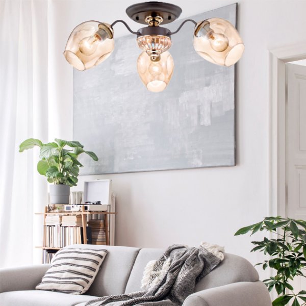 干邑風吸頂燈(有3款)