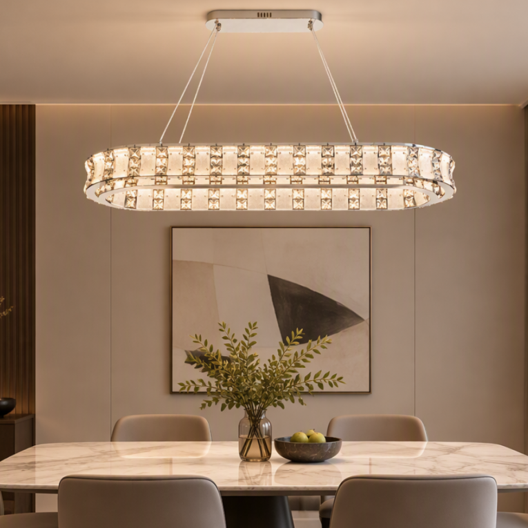 事事如意水晶吊燈-長款